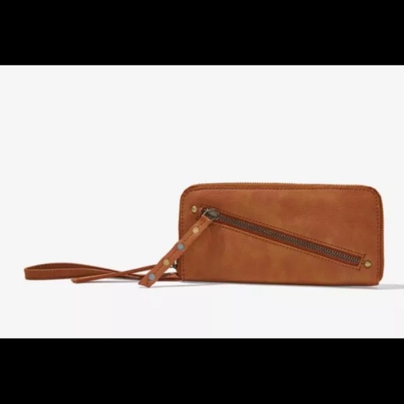 Free People Brown Vegan Leather Clutch - Picture 3 of 9